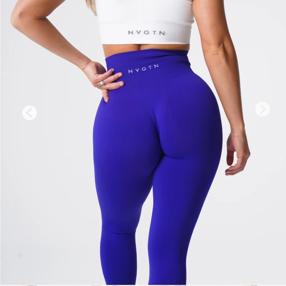 NVGTN Cobalt Solid Seamless Leggings